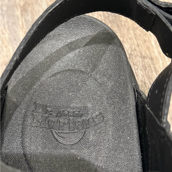 Dr. Martens Black Sandals with Yellow Stitching - Picture 5 of 6